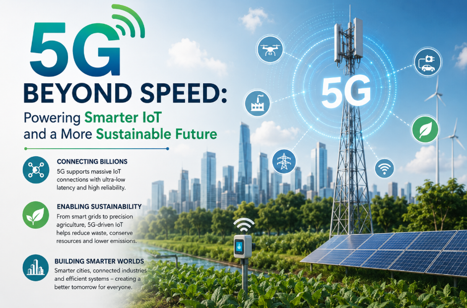 5G Beyond Speed: Powering Smarter IoT and a More Sustainable Future